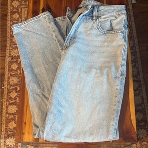 American Eagle Outfitters Men's Light Blue Straight Jeans